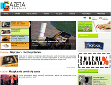 Tablet Screenshot of gazetastudenta.pl